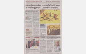 La JA Gym dans le journal ! 