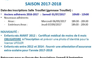 Inscription 2017-2018