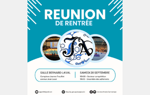 RÉUNION DE RENTRÉE