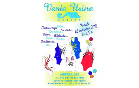 Vente d'usine MOREAU