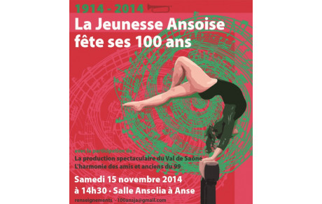 La Jeunesse Ansoise a 100 ans : réservez vos places (nombre limité) 