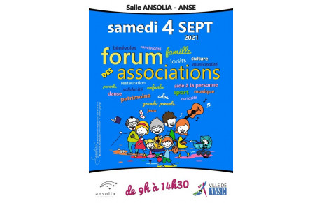 La JAGYM sera présente au forum des associations de Anse le 4 septembre 2021
