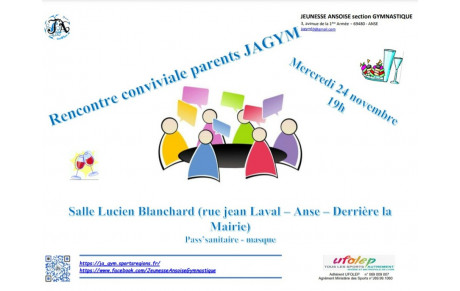Rencontre conviviale parents JAGYM - Rappel