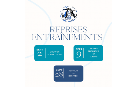 REPRISE DES ENTRAÎNEMENTS
